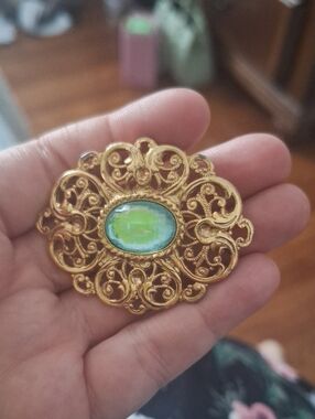 Cute Filigree Brooch